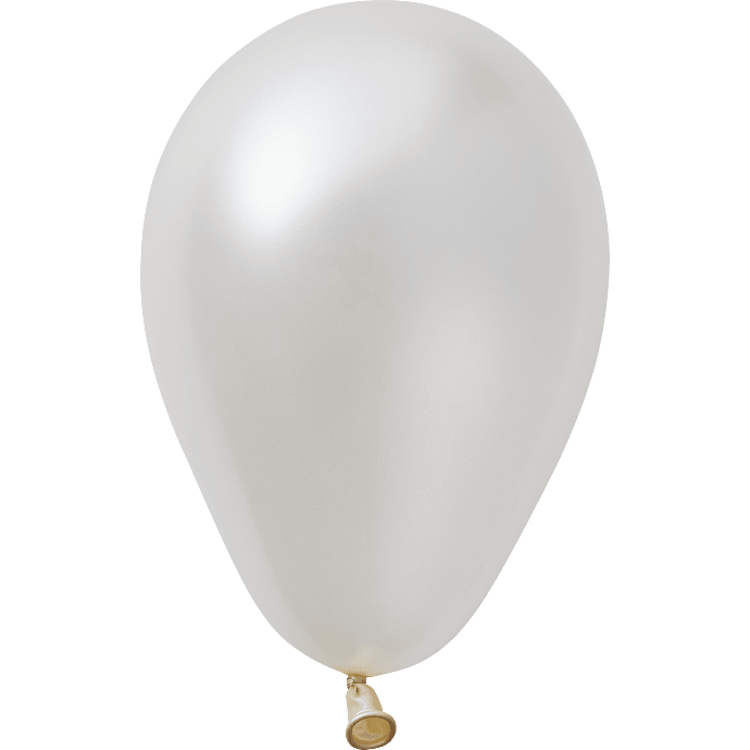 Latexballoner  30 cm 6-pak - perle metal