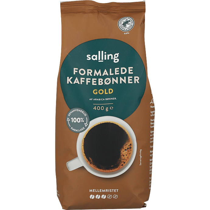 Gold formalet kaffe