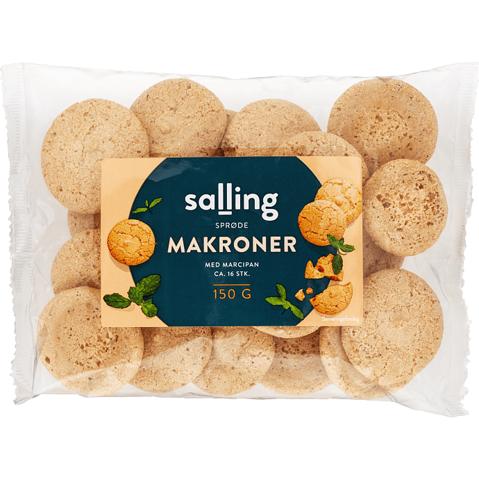 Makroner m. marcipan
