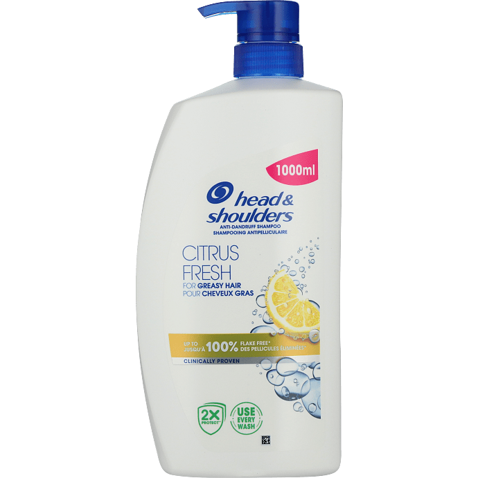 Antiskælshampoo m. citrus fedtet hår
