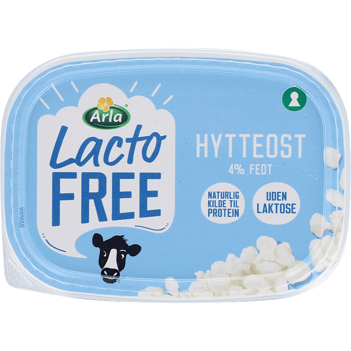 Hytteost naturel 4% fedt laktosefri