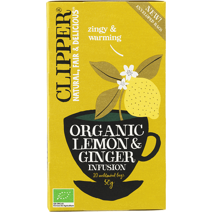 Te m. citron og ingefær øko