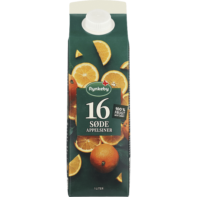 Appelsinjuice fra koncentrat m. frugtkød