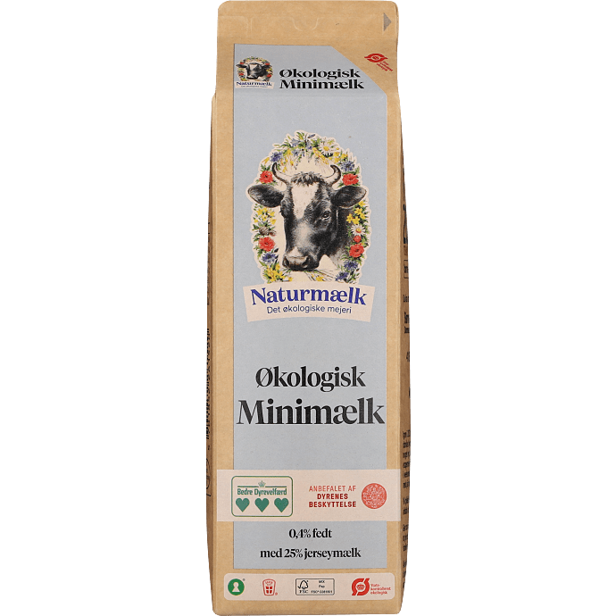 Minimælk 0,4% fedt øko