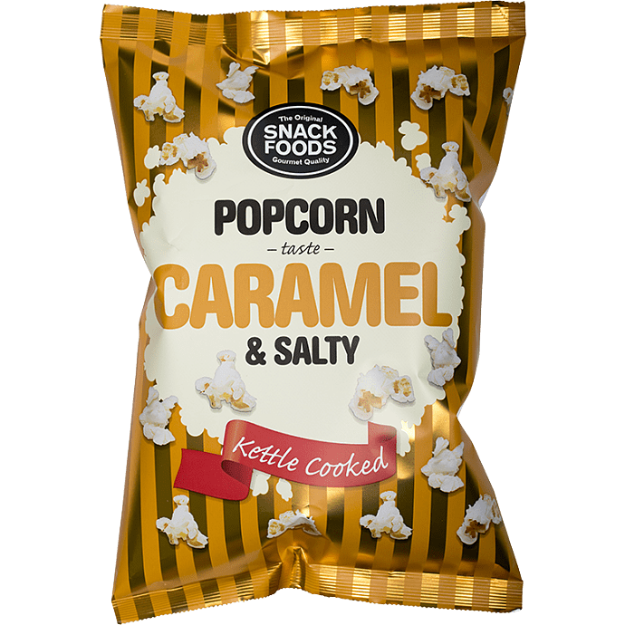 Popcorn m. karamel og salt
