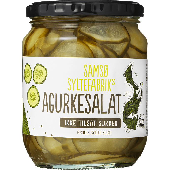 Agurkesalat u. tilsat sukker