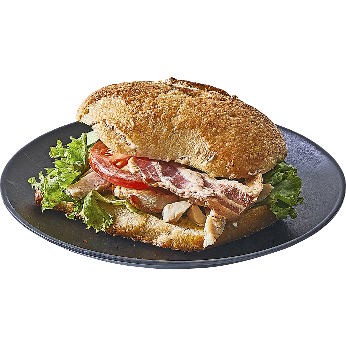Sandwich m. kylling og bacon