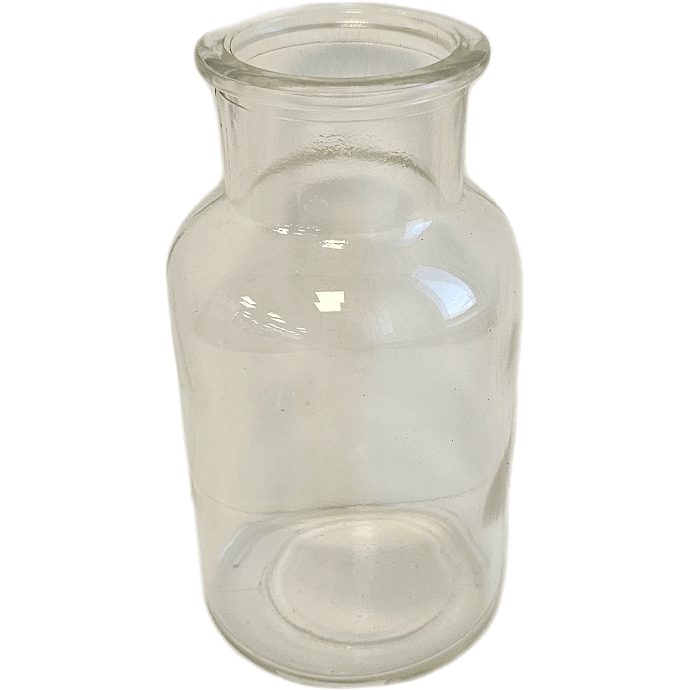 Glasvase H: 12,3 cm - klar