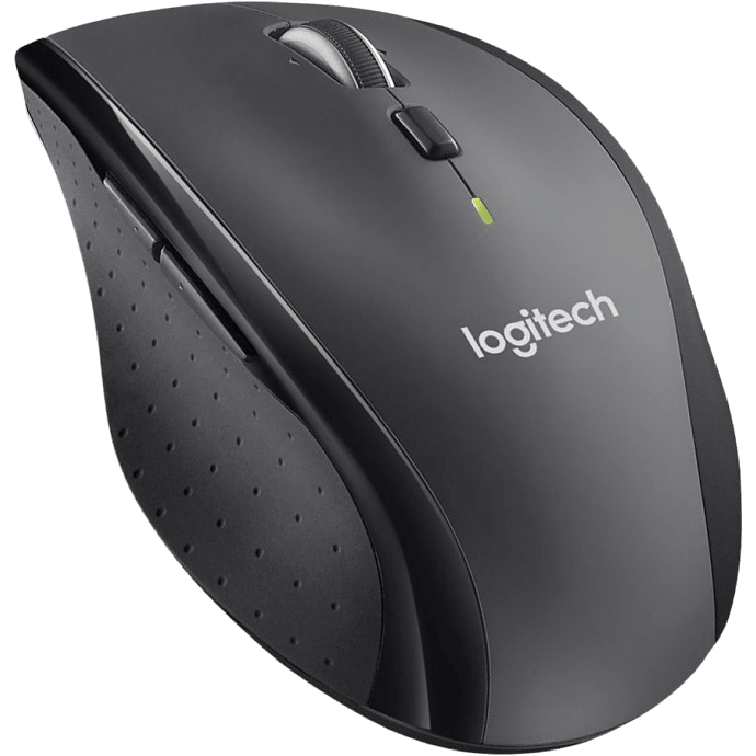Logitech M705 - mus - 2.4 GHz - sølv