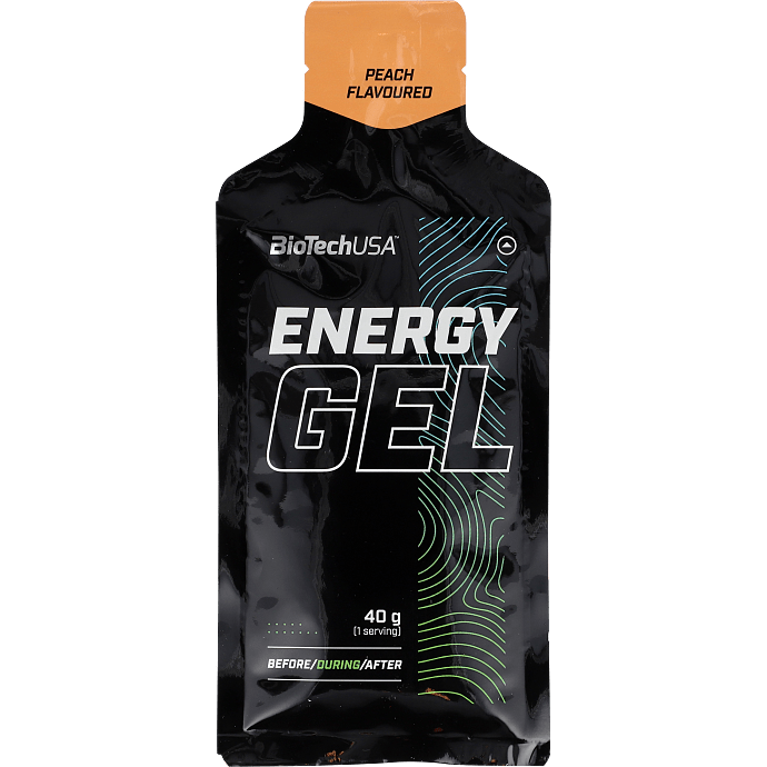 Energigel m. ferskensmag