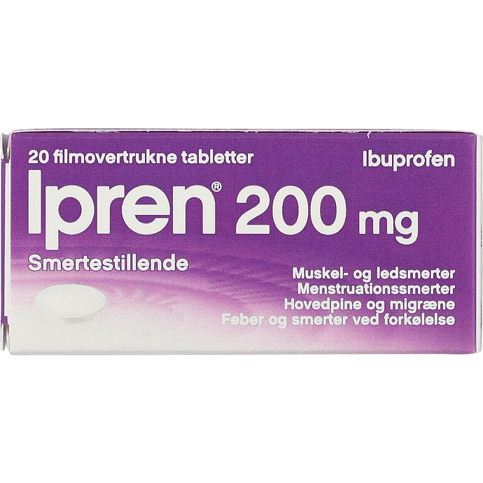 Smertestillende tabletter 200 mg