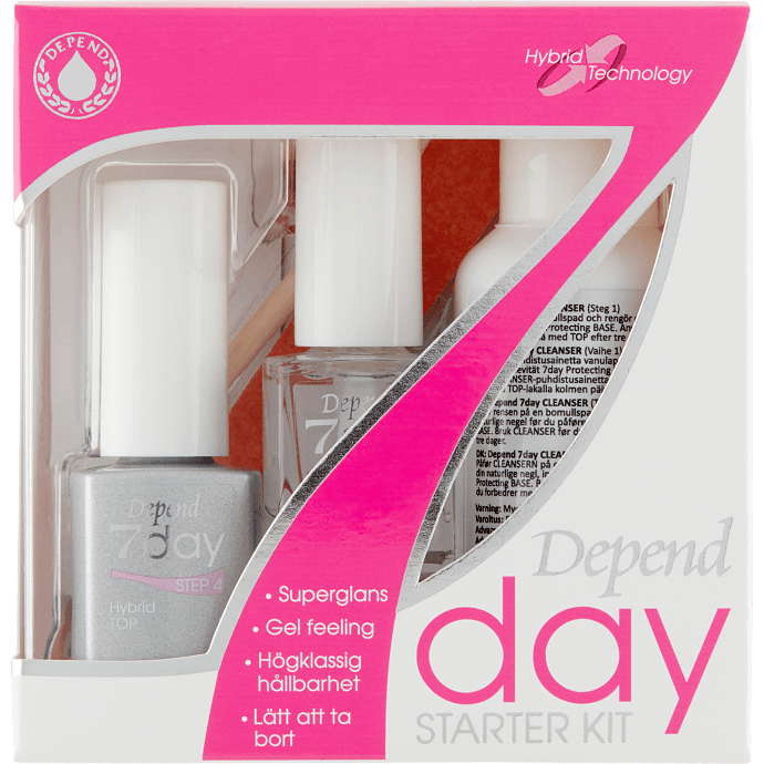 Sæt m. neglelakfjerner, basecoat og topcoat