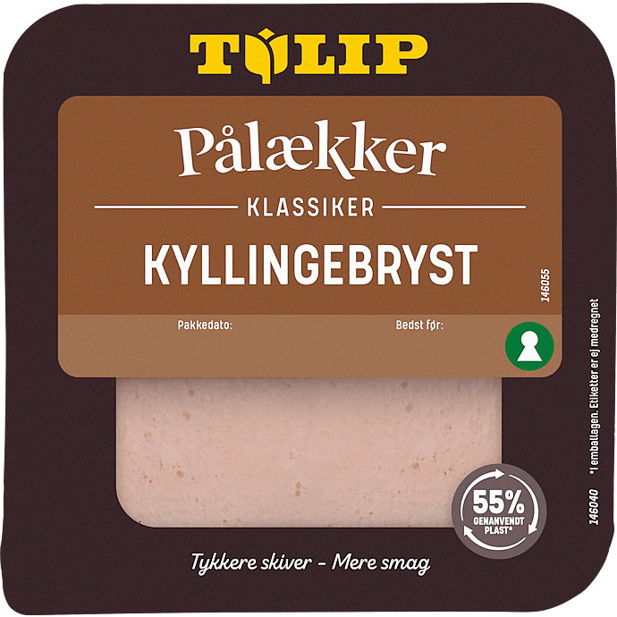Kyllingefilet i skiver m. peber