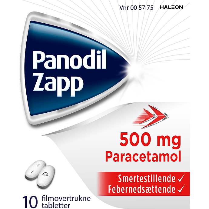 Smertestillende og febernedsættende tabletter 500 mg
