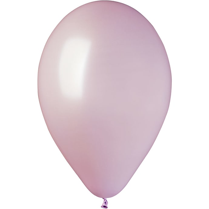 Latexballoner 30 cm 6-pak - metallic lilla