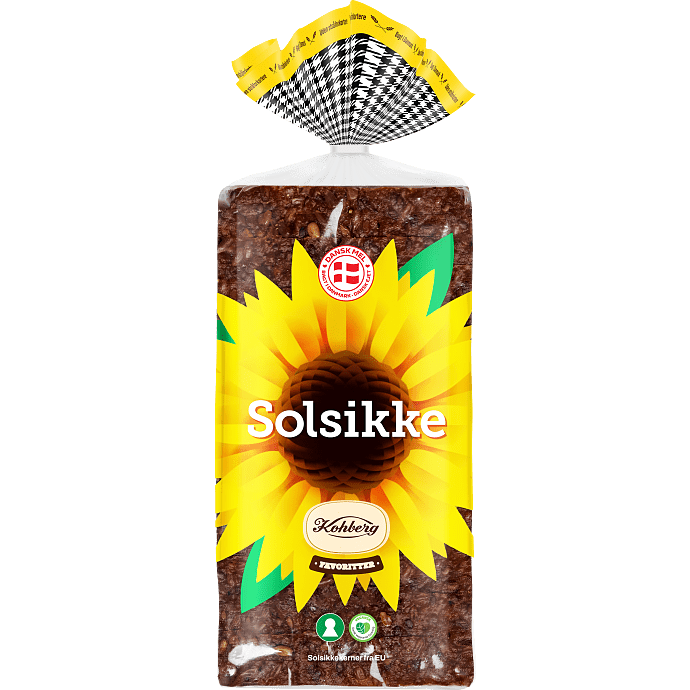 Solsikkerugbrød