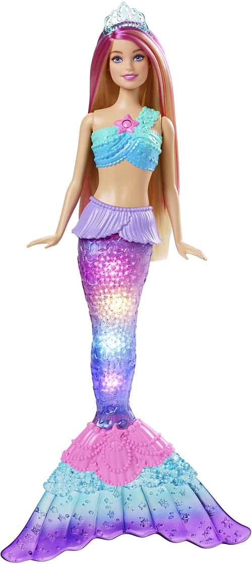 Fakultet Skulle kursiv Barbie Barbie Dreamtopia Twinkle Lights havfrue dukke | BilkaToGo