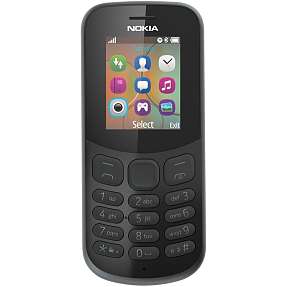 Nokia 130 mobiltelefon - sort