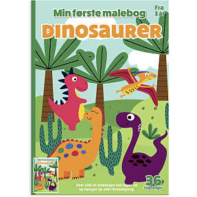 Min første malebog - Dinosaurer