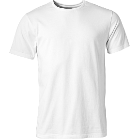 Herre t-shirt str. L - hvid