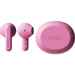 Sudio A3 in-ear høretelefoner - pink