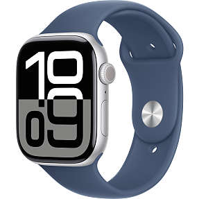 Apple Watch S10 Cell 46 mm M/L - Silver Aluminium Sport Band