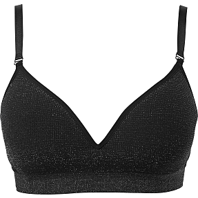 VRS dame BH str. XL/2XL - sort