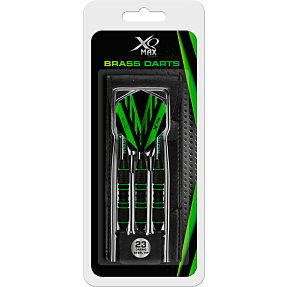 XQ Max messing dartpile 23 gram - sort/grøn