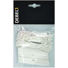 DEBEL Lamelgardin Kit Set - Hvid