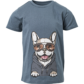 VRS børne T-shirt str. 110/116 - blå