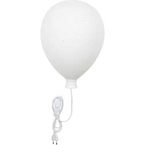 Room ballon væglampe - hvid