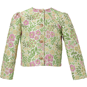 VRS børne cardigan str. 116 - multifarvet