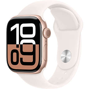 Apple Watch S10 GPS 42 mm S/M - Rose Gold Aluminium Sport Band