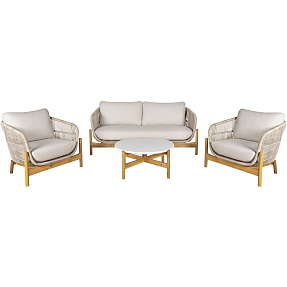 Jack loungesæt m. hynder - beige