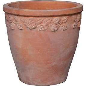 Genova krukke Ø29 H29 - terracotta
