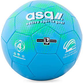 ASG fodbold str. 5 - blå/grøn