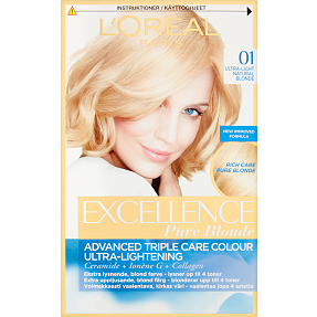 Permanent hårfarve 01 Ultra-light Natural Blonde m. ceramid og kollagen