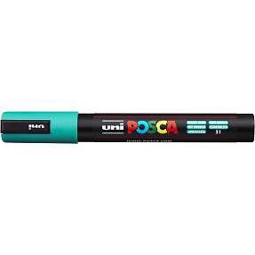 Posca PC5M vandbaseret tusch - smaragd