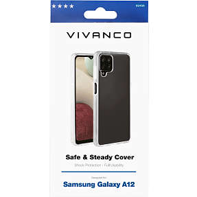 Vivanco Samsung Galaxy A12s Safe & Steady Clear Cover