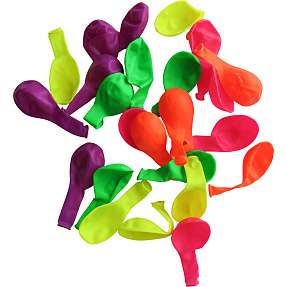Salling latexballon mix 20-pak - Multifarvet