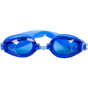 Asg svømmebriller blå med hvidt glas