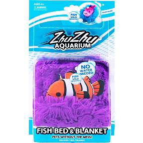 Zhu zhu aquarium seng og tæppesæt