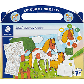 Staedtler color by numbers hest