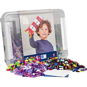 Plus Plus Storage Box Mix kasse - 2400 dele