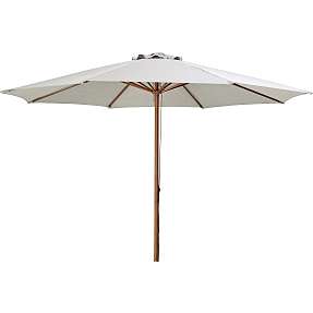 San Diego parasol med snoretræk Ø:350 cm - beige