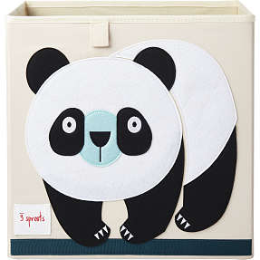 3 Sprouts opbevaringskasse - panda