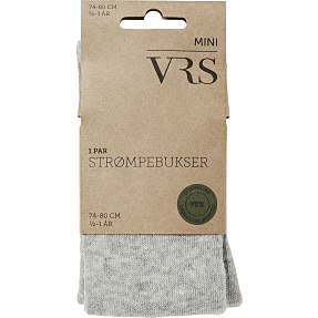 VRS baby strømpebukser str. ½-1 år  - grå