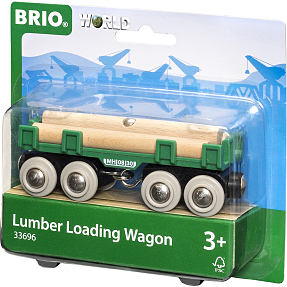 BRIO 33696 Togvogn med tømmer