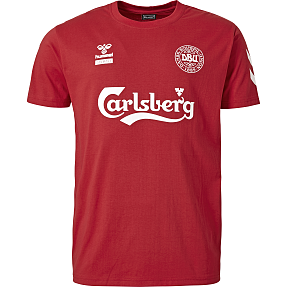 Hummel DBU voksen fan T-shirt str. 3XL - rød