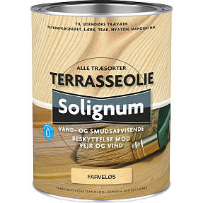 Solignum terrasseolie 2,5 liter - farveløs